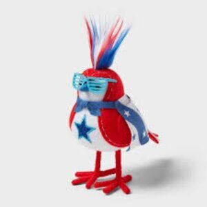 Target Featherly Friends Red Blue Patriotic Plush Bird Toy "Hero" Sun Squad